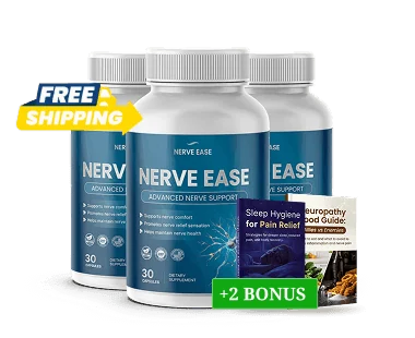 3 bottles of Nerve Ease with 2 bonus guides